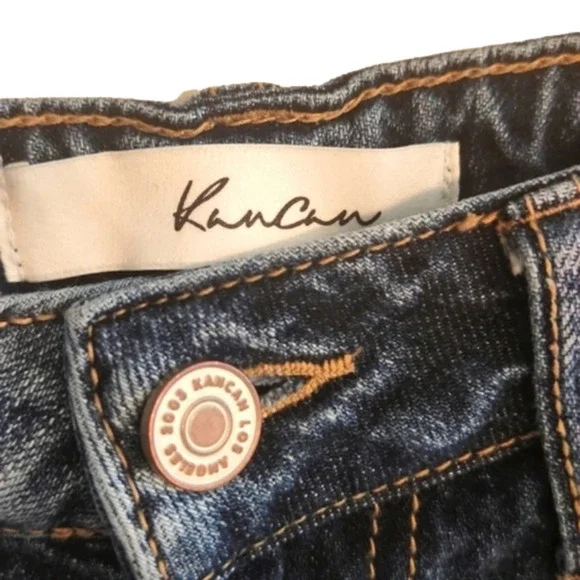 WOMENS Kancan dark wash distressed jeans size 7. - Picture 7 of 12